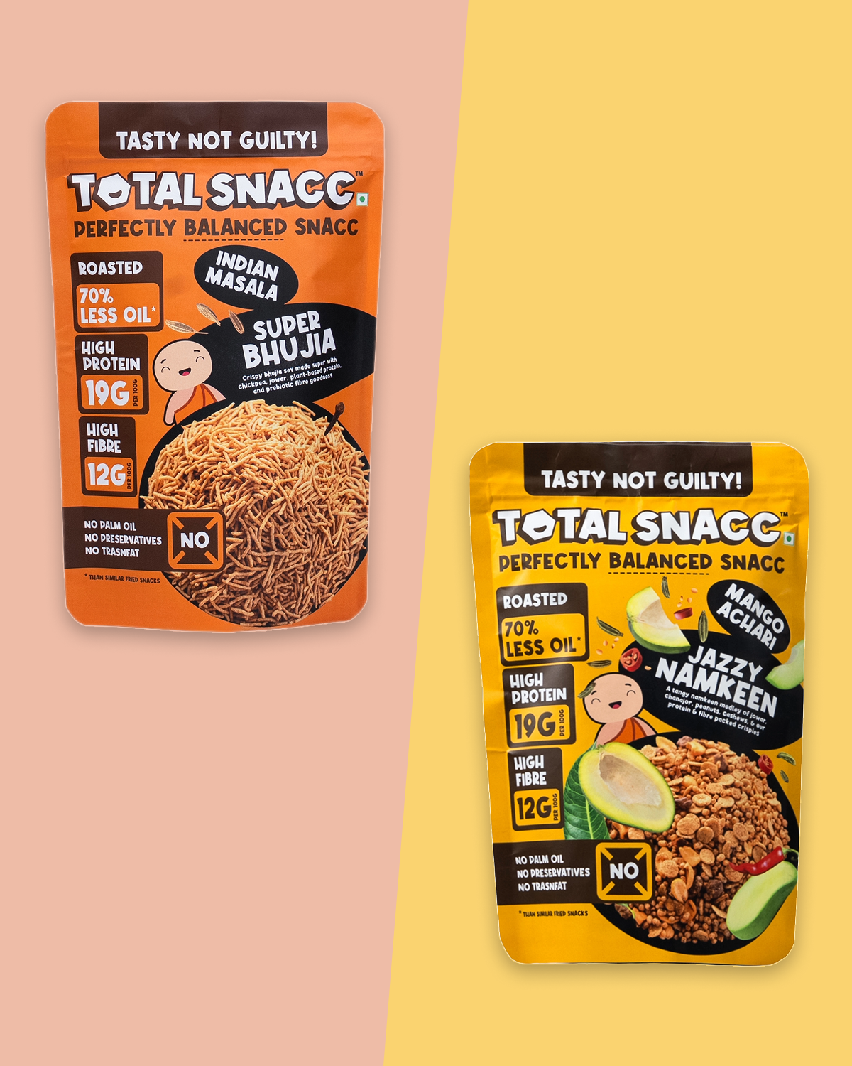 Desi Combo (Super Bhujia Indian Masala + Jazzy Namkeen Mango Achari)