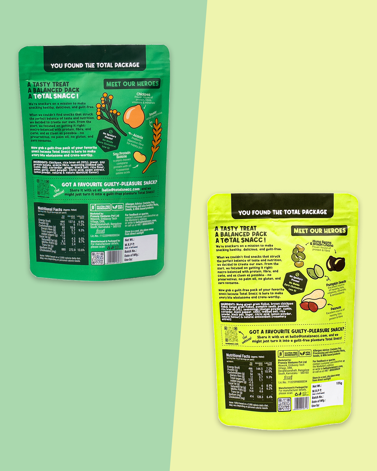 Tangy Combo (Super Bhujia Pudina Lime + Wholesome Jorgaram Lime Chilli)