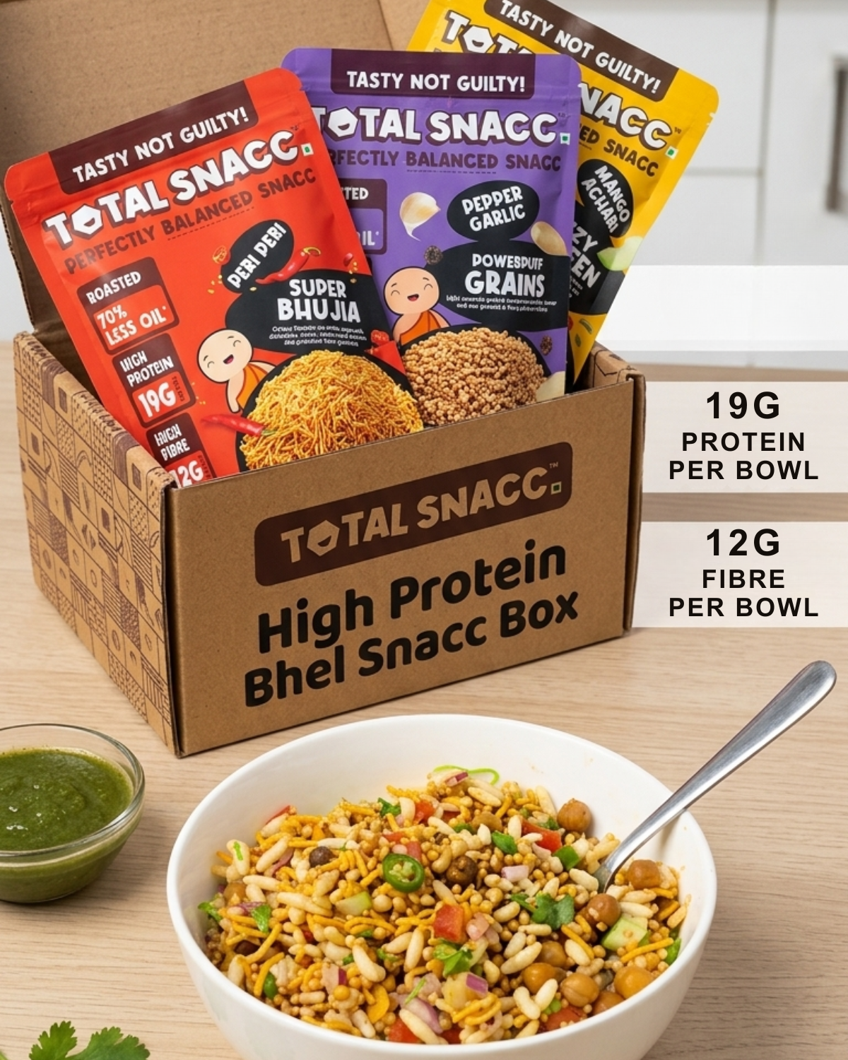 The High Protein Bhel SnaccBox