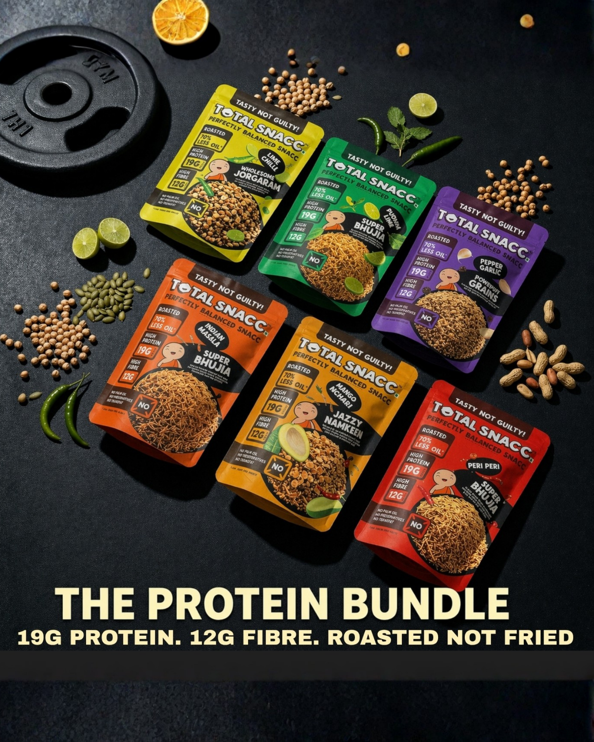 The High Protein Ultimate Snacc Box - 6 Flavors