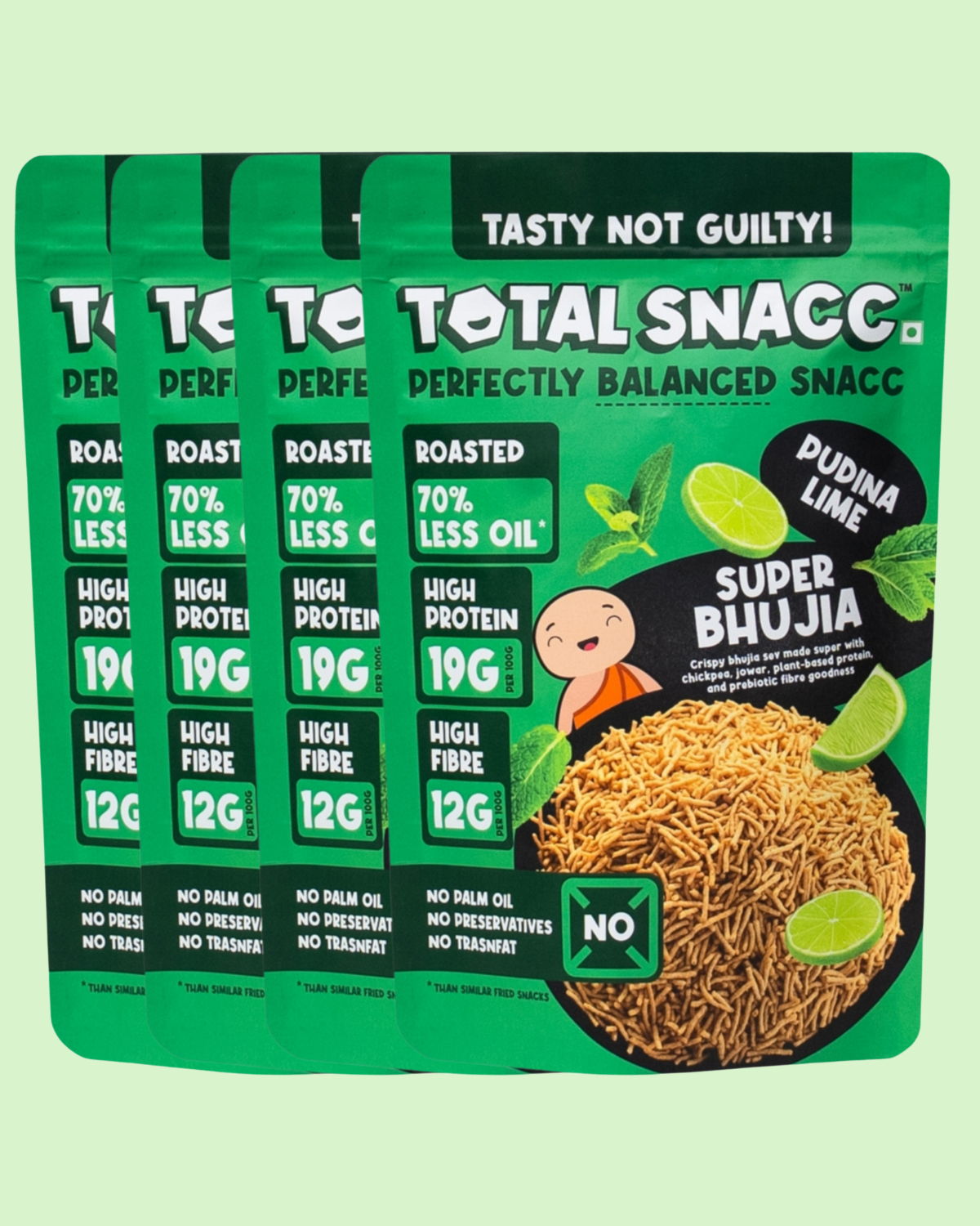 Roasted Protein Pudina Lime Bhujia Combo